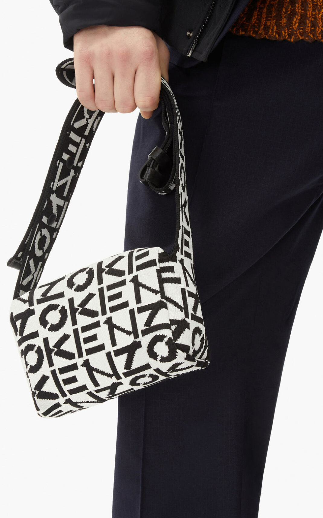 Bolsa Tiracolo Kenzo Skuba small Feminino - Branco | 048SYMTWP